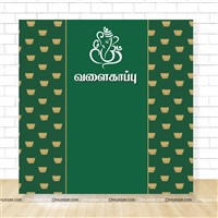 Backdrop - Valaikappu | Seemantham | Bangle ceremony Decor