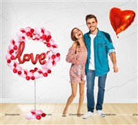 Valentine Balloon Stand
