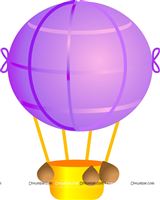 Hot air balloon poster