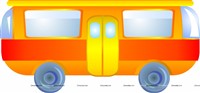 Town bus cutout