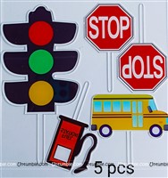 Birthday Cake Toppers - Vehicles theme birthday party supplies