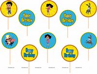 Vir Cup Cake Toppers