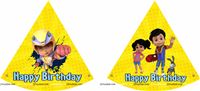 Vir Theme Party Hats Blue (Set of 6)