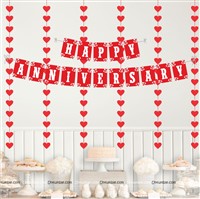 Anniversary Banner with Danglers 